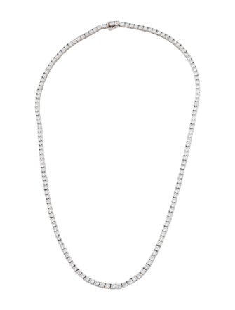 Hatton Labs Cubic Zirconia Eternity Collar Necklace