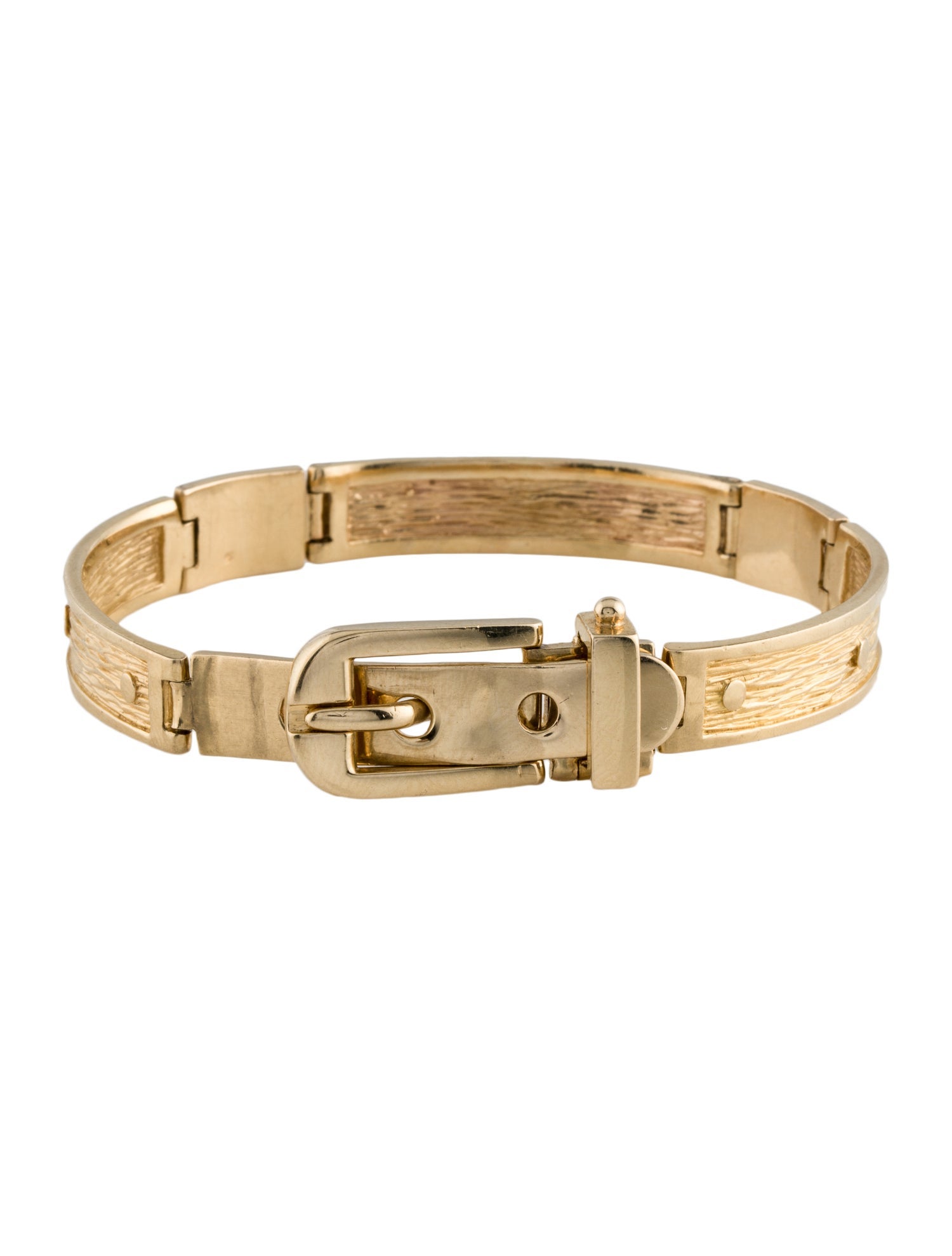 Hammerman 14k Buckle Bracelet