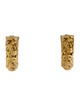 Hammerman 18K Nugget Clip On Earrings