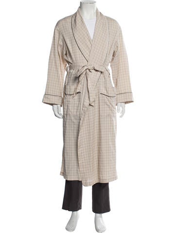 Daniel Hanson Lounge & Sleepwear Vintage Plaid Print Robe L