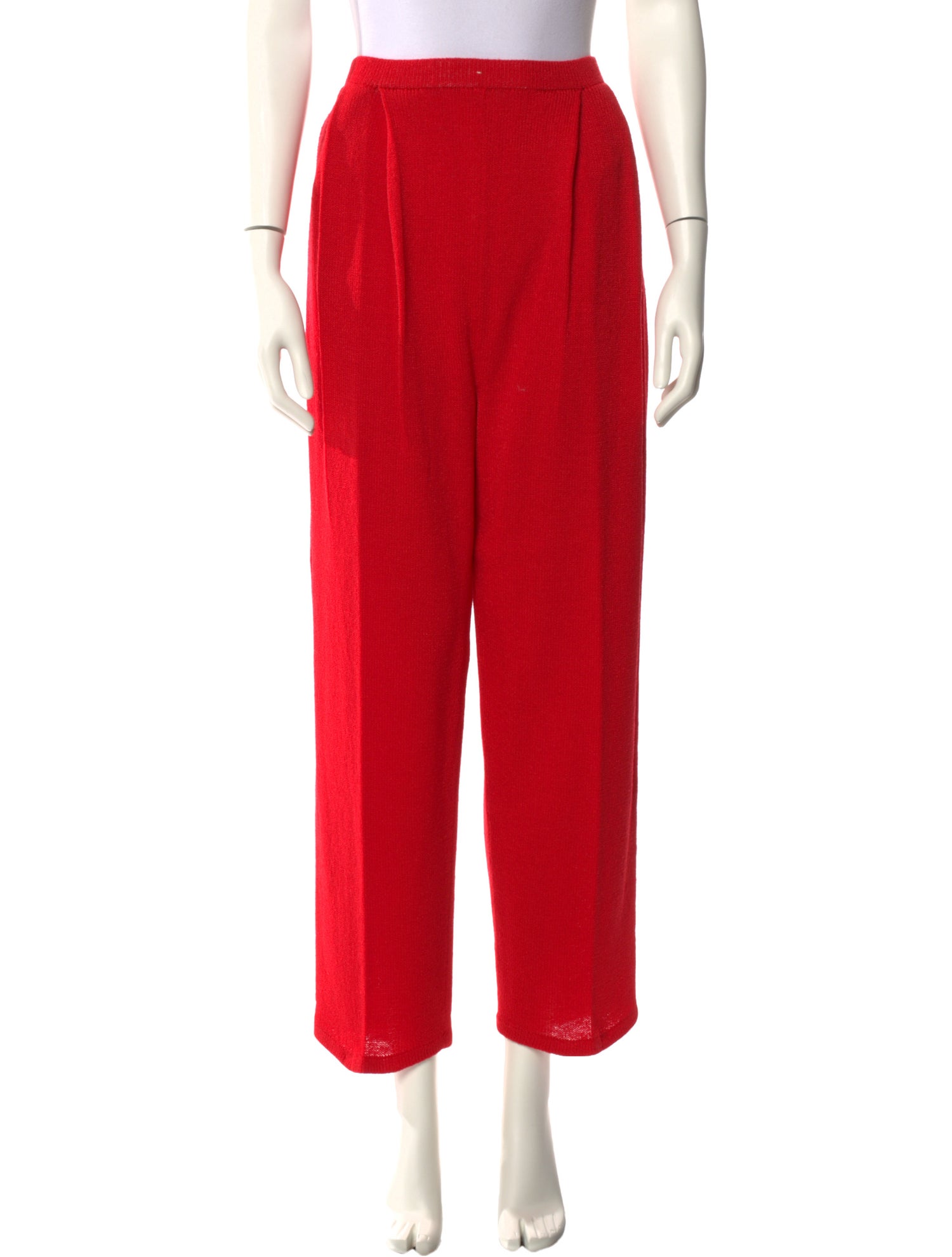 Daniel Hanson Wool Straight Leg Pants