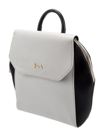 Harrods of London Leather Backpack