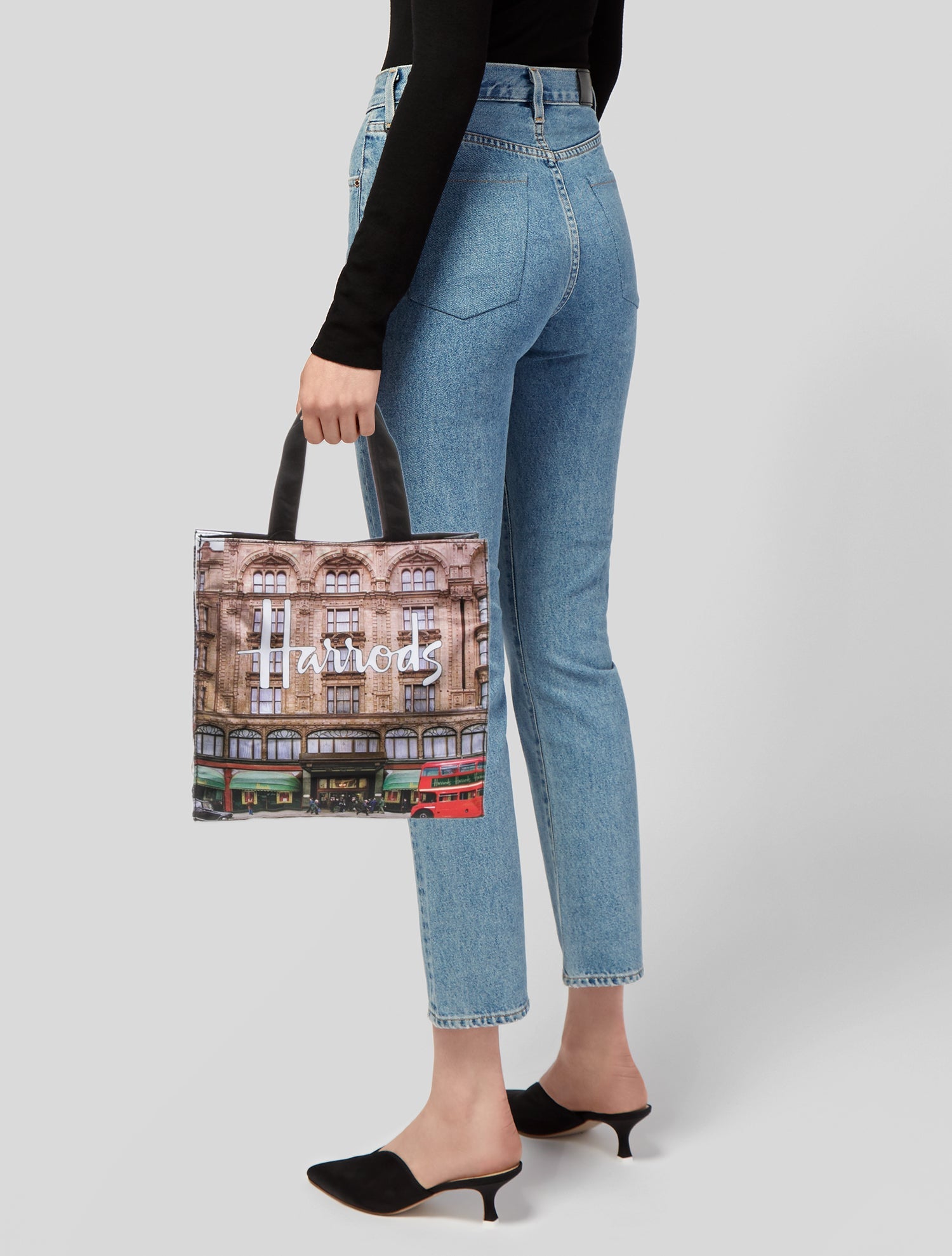 Harrods of London Satin Tote