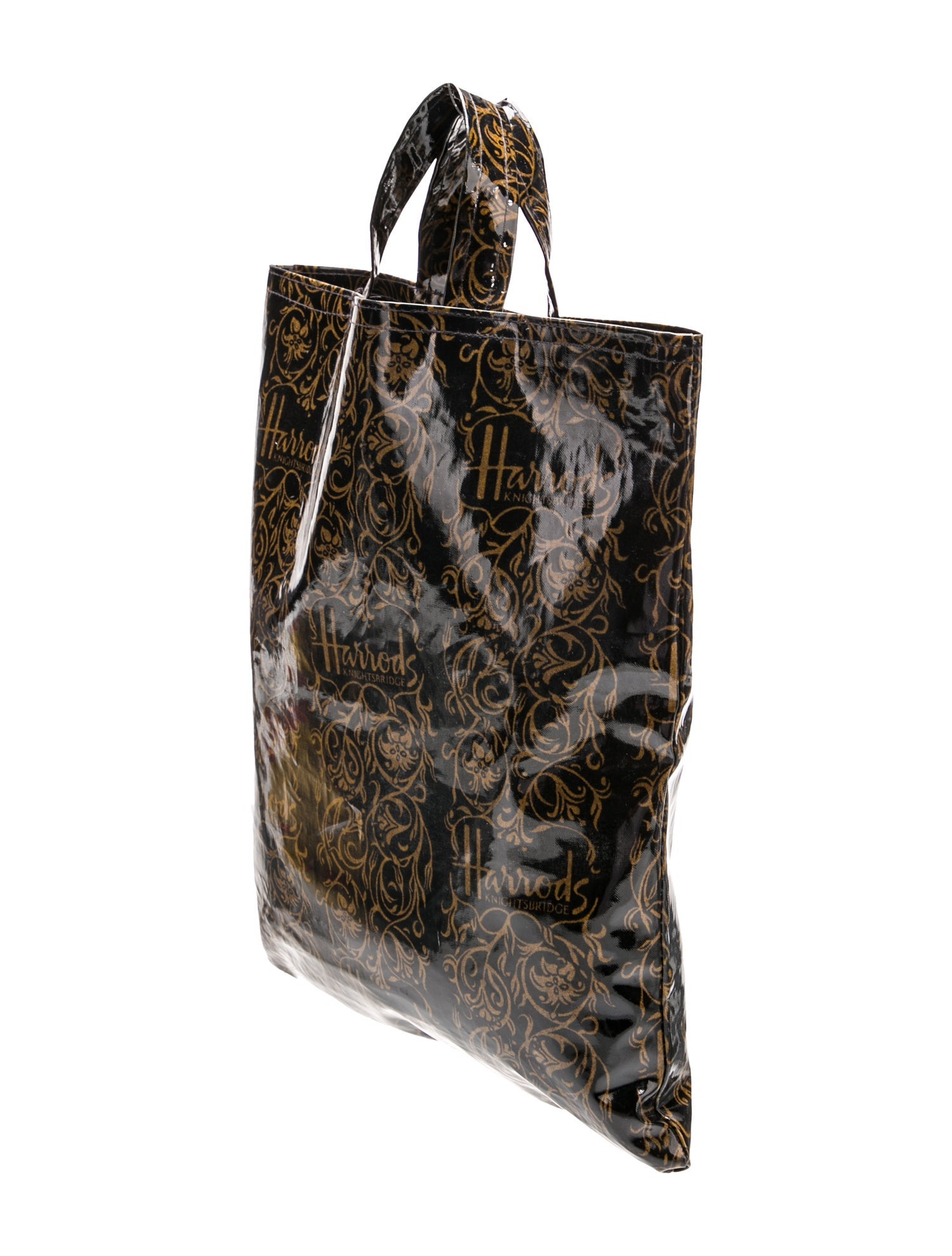 Harrods of London PVC Top Handle Bag