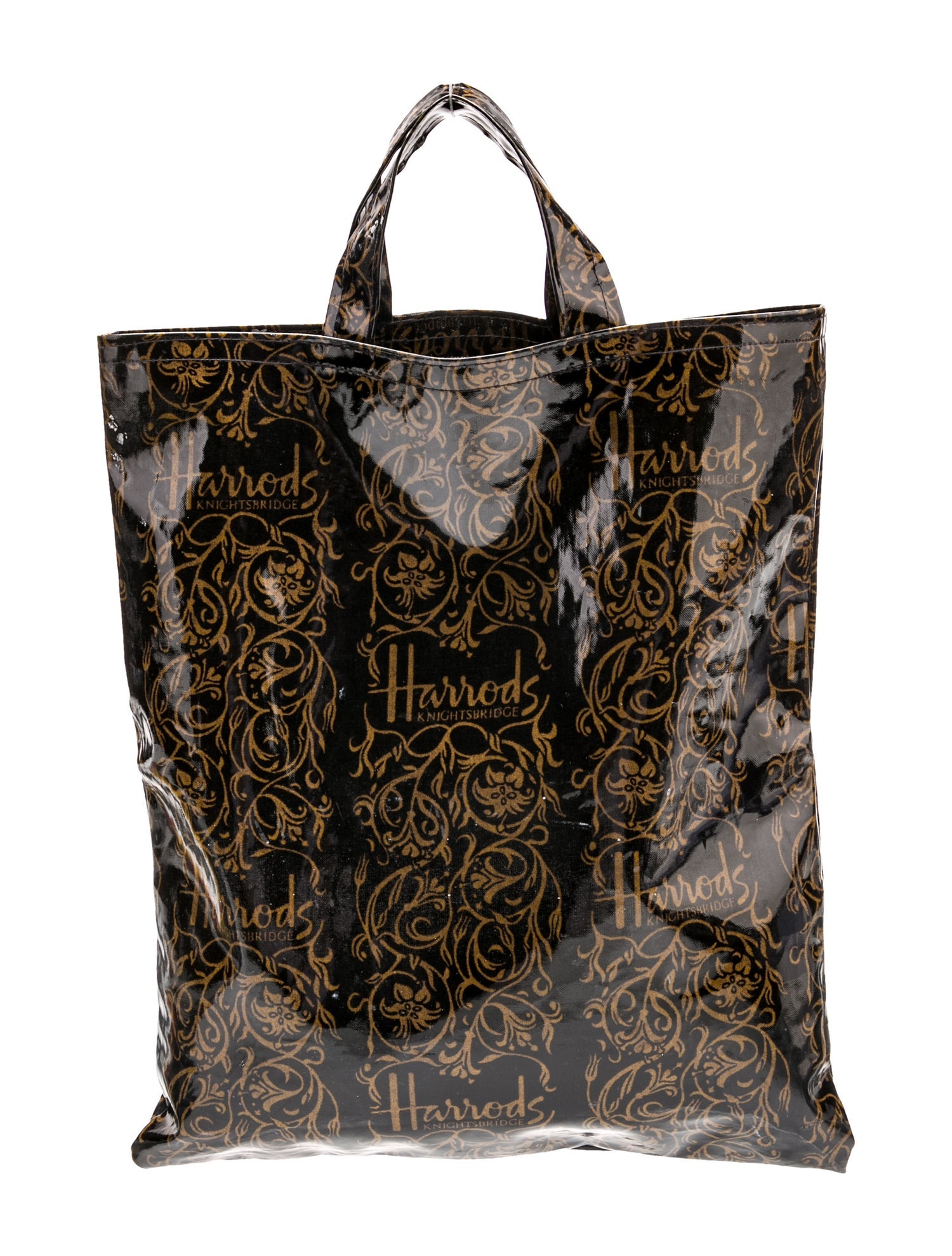 Harrods of London PVC Top Handle Bag