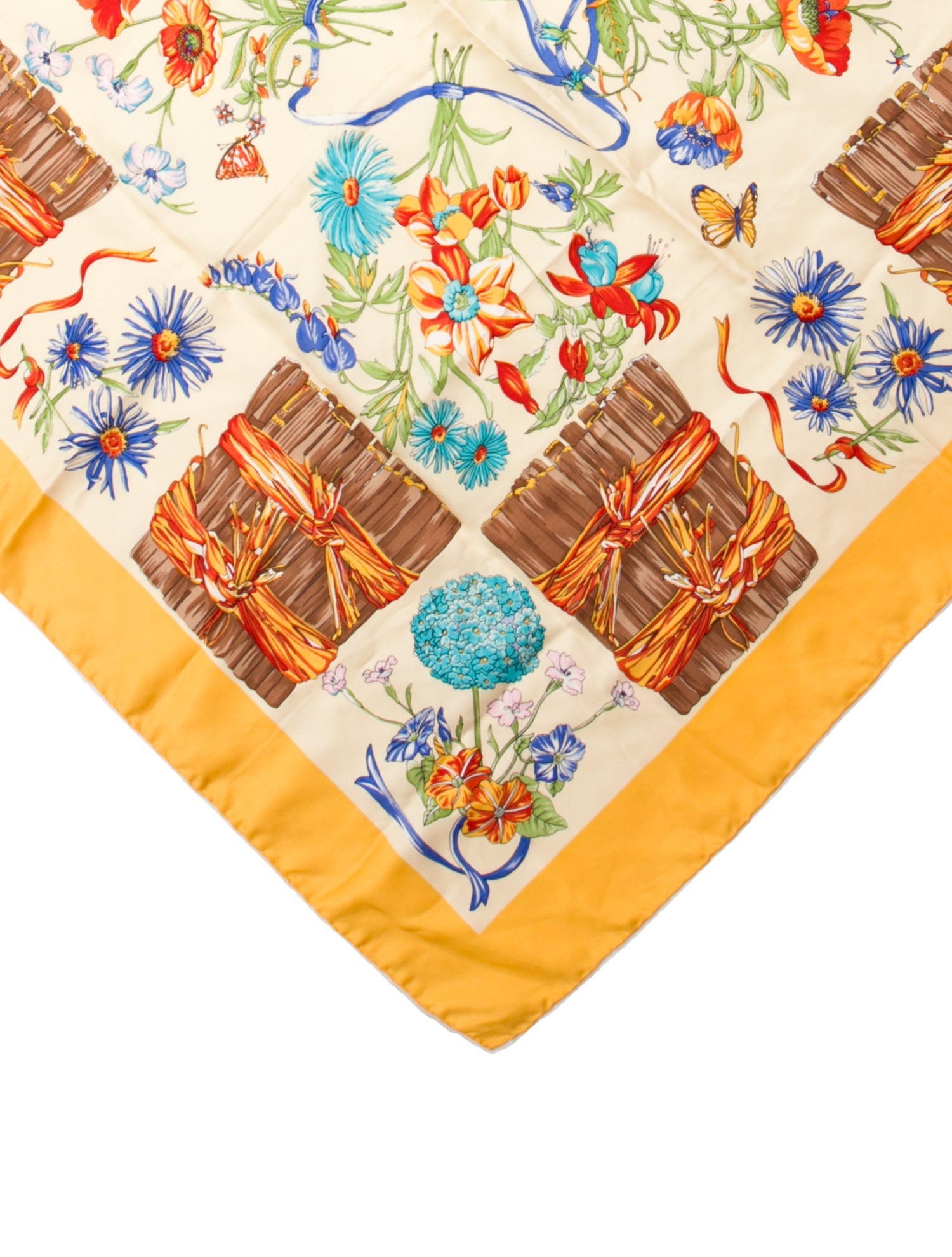 Harrods of London Silk Printed Scarf