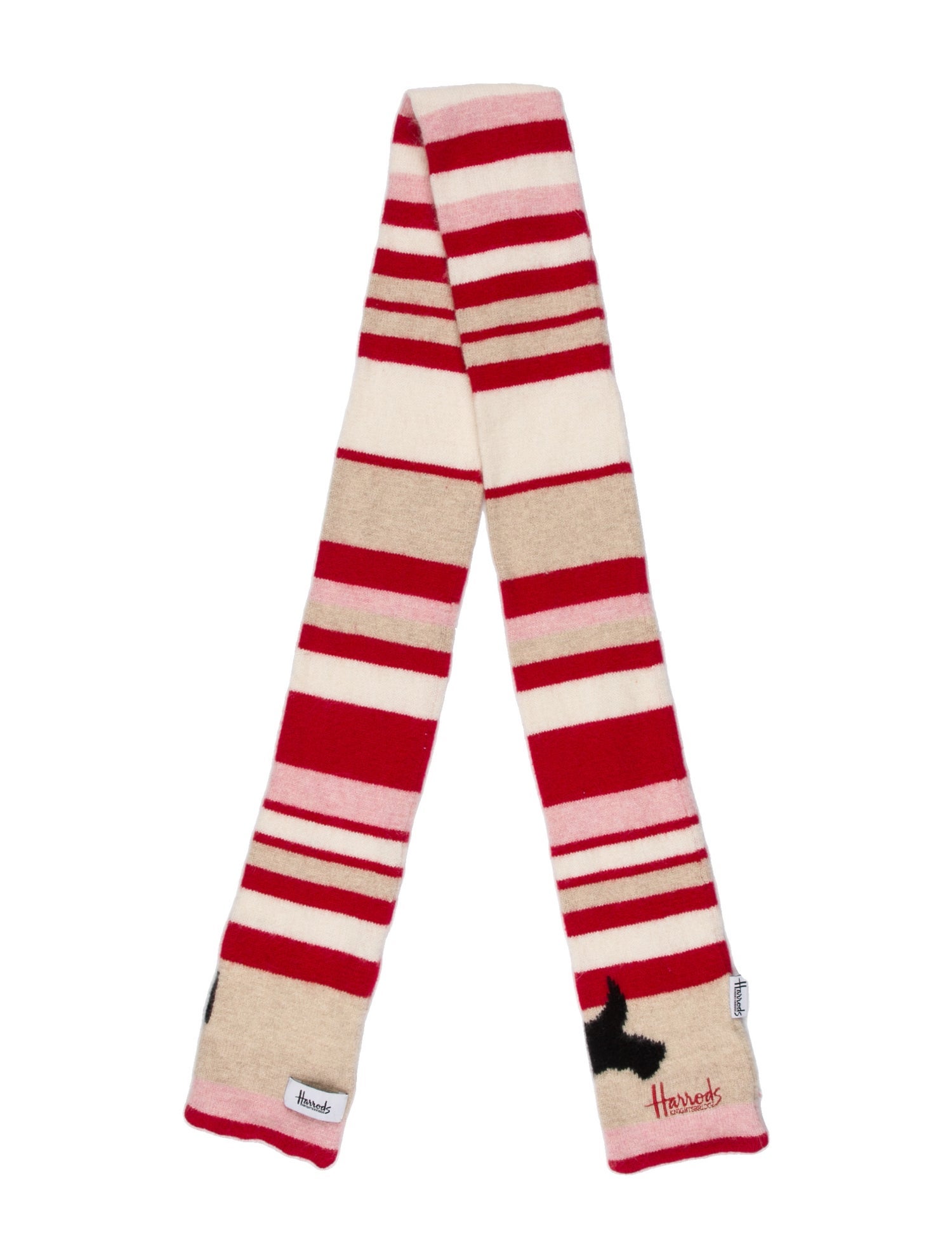 Harrods of London Striped Scarf