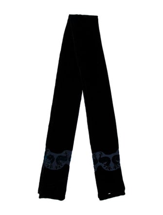 Harrods of London Velvet Printed Scarf