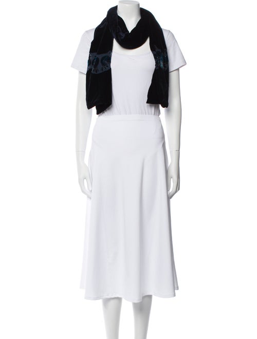 Harrods of London Velvet Printed Scarf