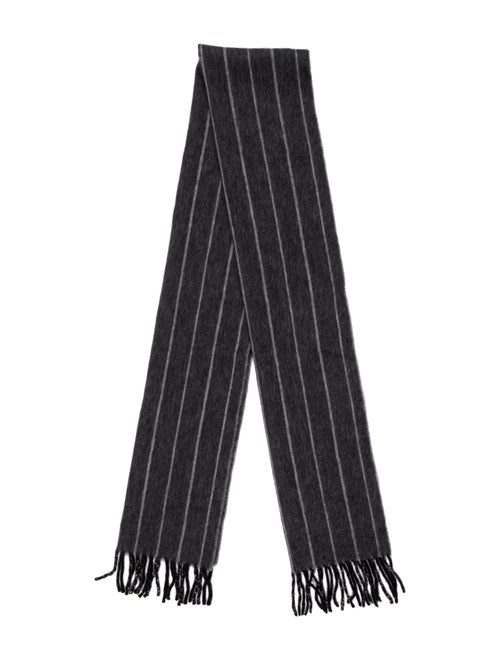 Harrods of London 'Pursuit of Happiness' Striped Harness Wool Scarf
