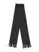 Harrods of London 'Pursuit of Happiness' Striped Harness Wool Scarf