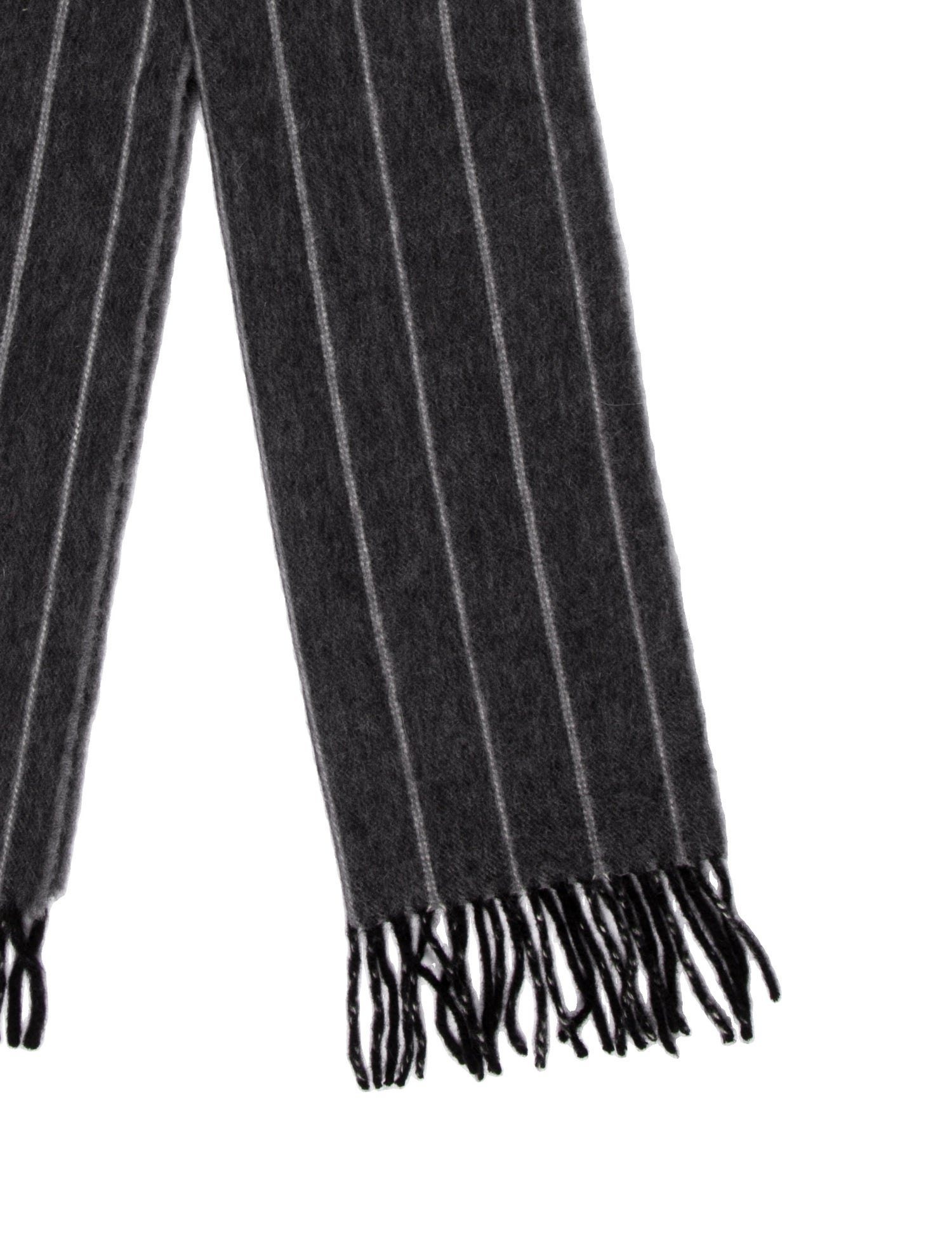 Harrods of London 'Pursuit of Happiness' Striped Harness Wool Scarf