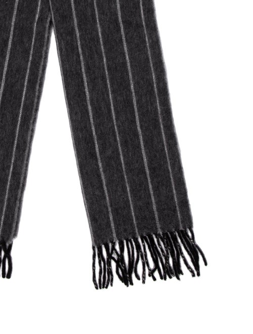 Harrods of London 'Pursuit of Happiness' Striped Harness Wool Scarf