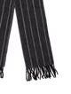 Harrods of London 'Pursuit of Happiness' Striped Harness Wool Scarf