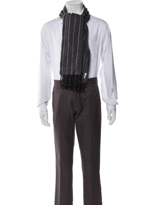 Harrods of London 'Pursuit of Happiness' Striped Harness Wool Scarf