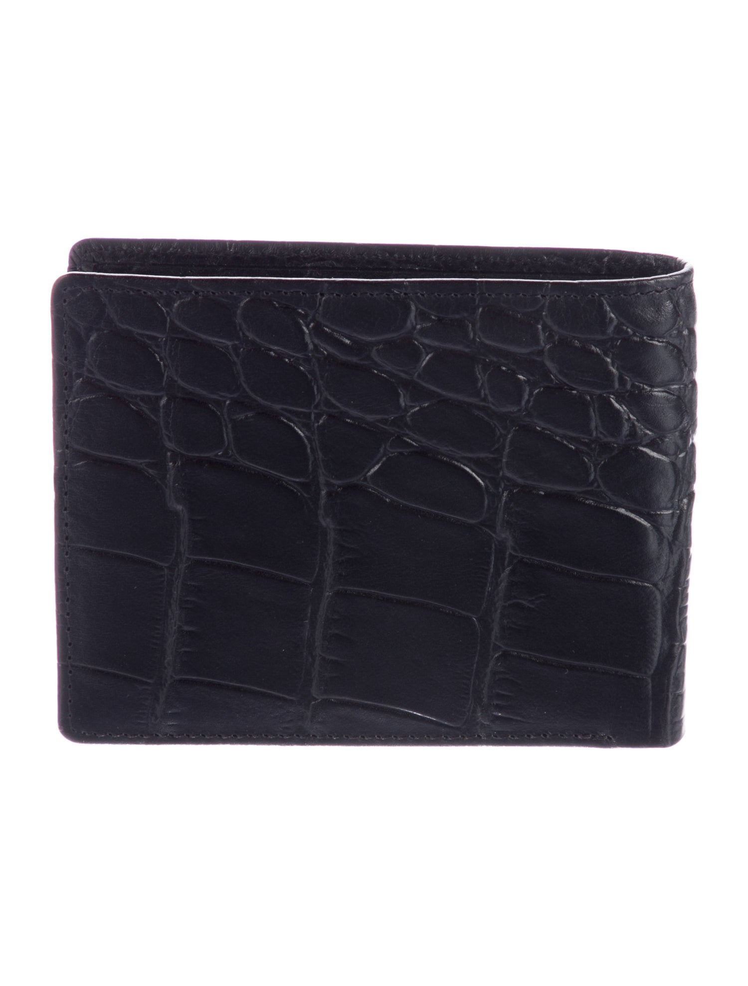 Harrods of London Vintage Alligator Bifold Wallet
