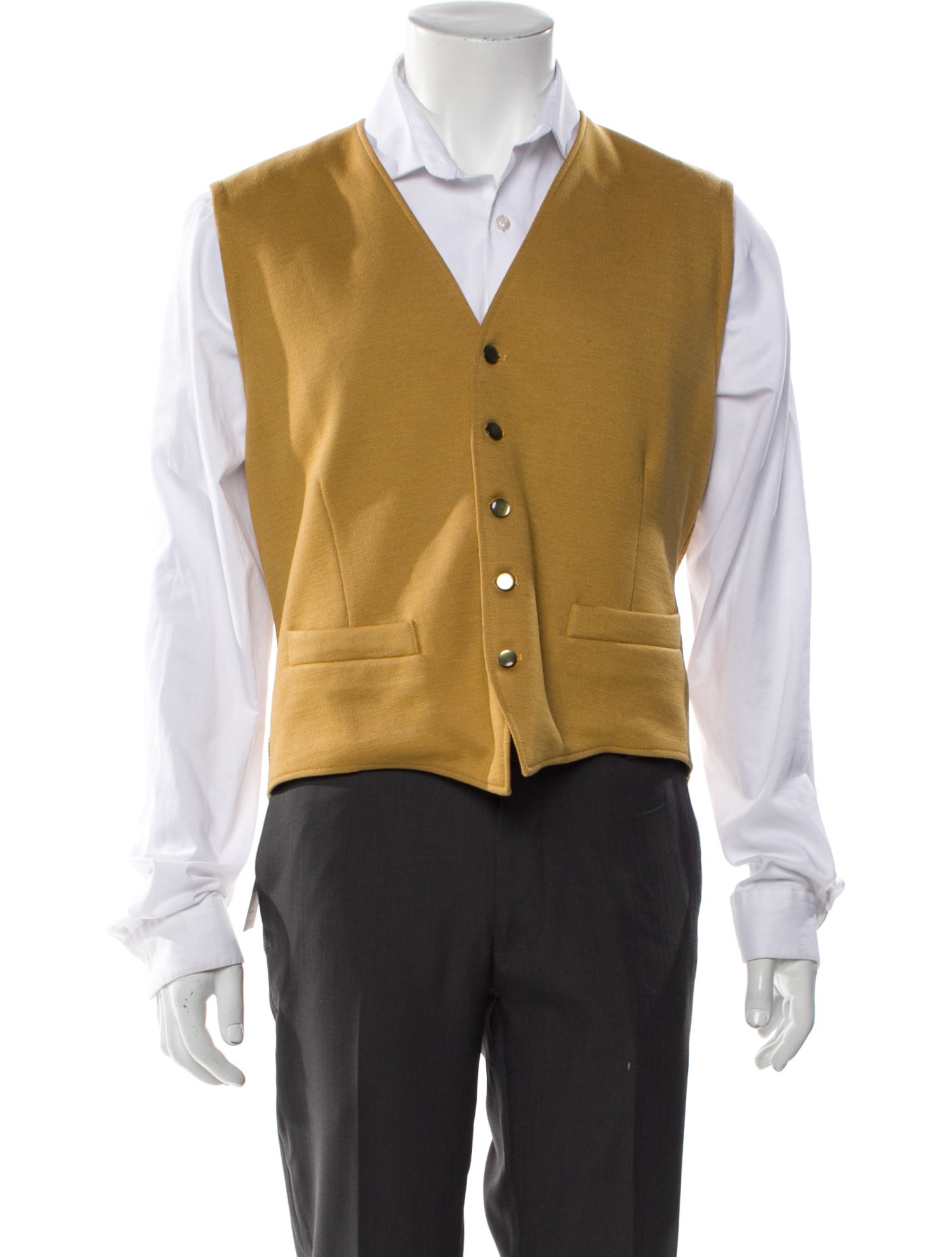 Harrods of London Wool V-Neck Sweater Vest