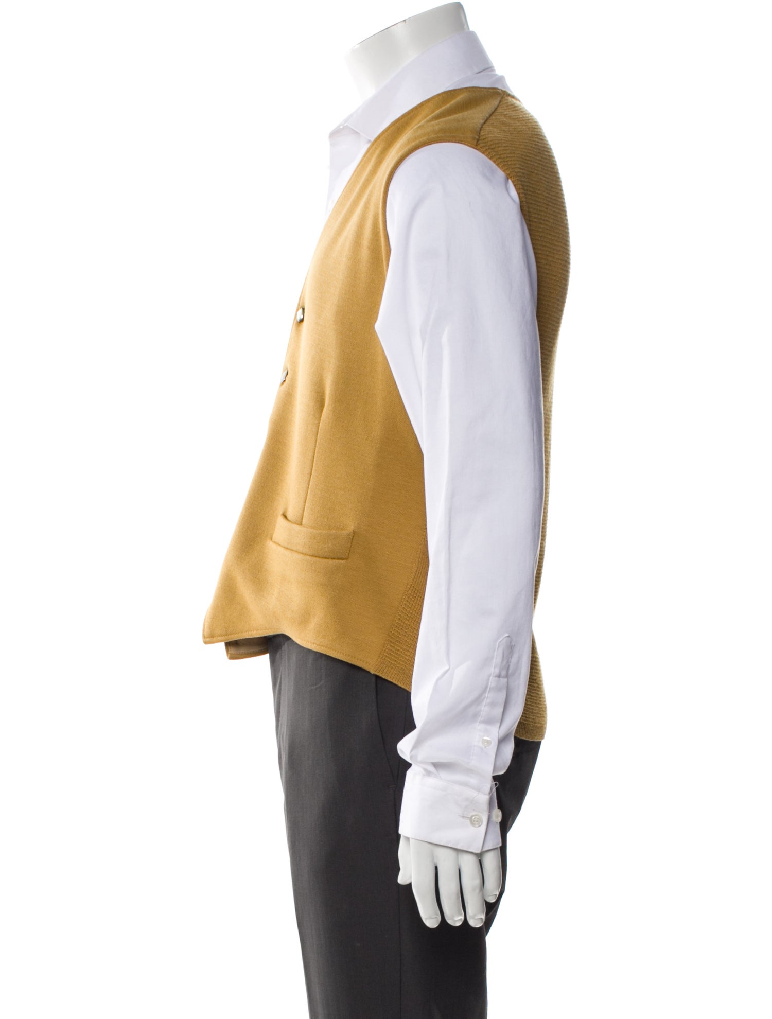 Harrods of London Wool V-Neck Sweater Vest