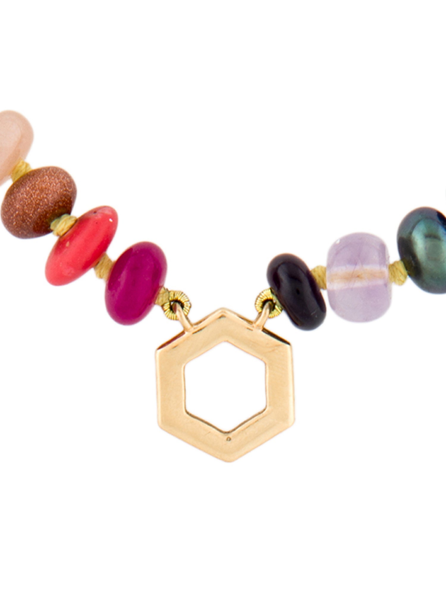 Harwell Godfrey 18K Pearl & Multistone Rainbow Foundation Necklace