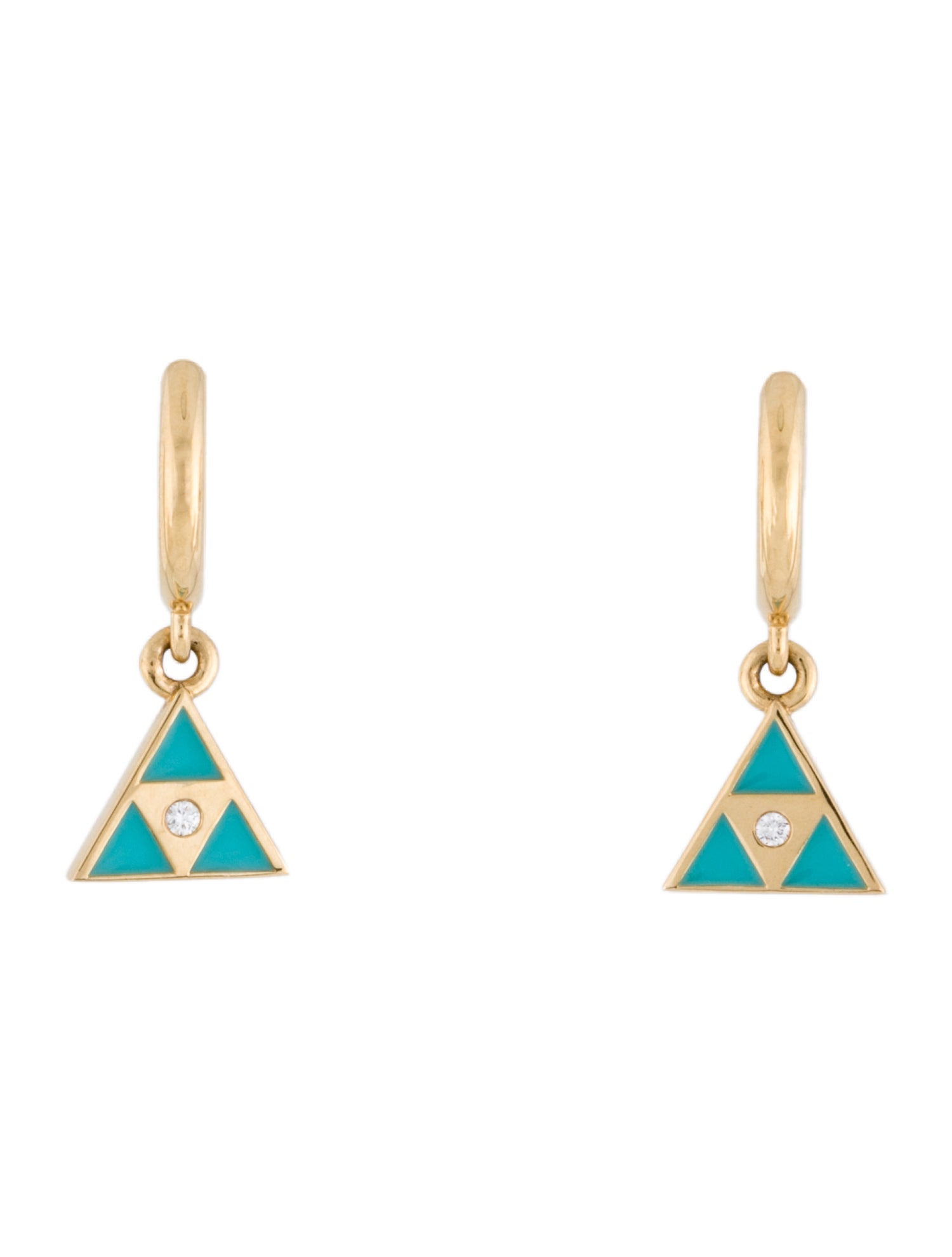 Hermès Heritage Equestre Etrier SM Earrings - Pink, Brass
