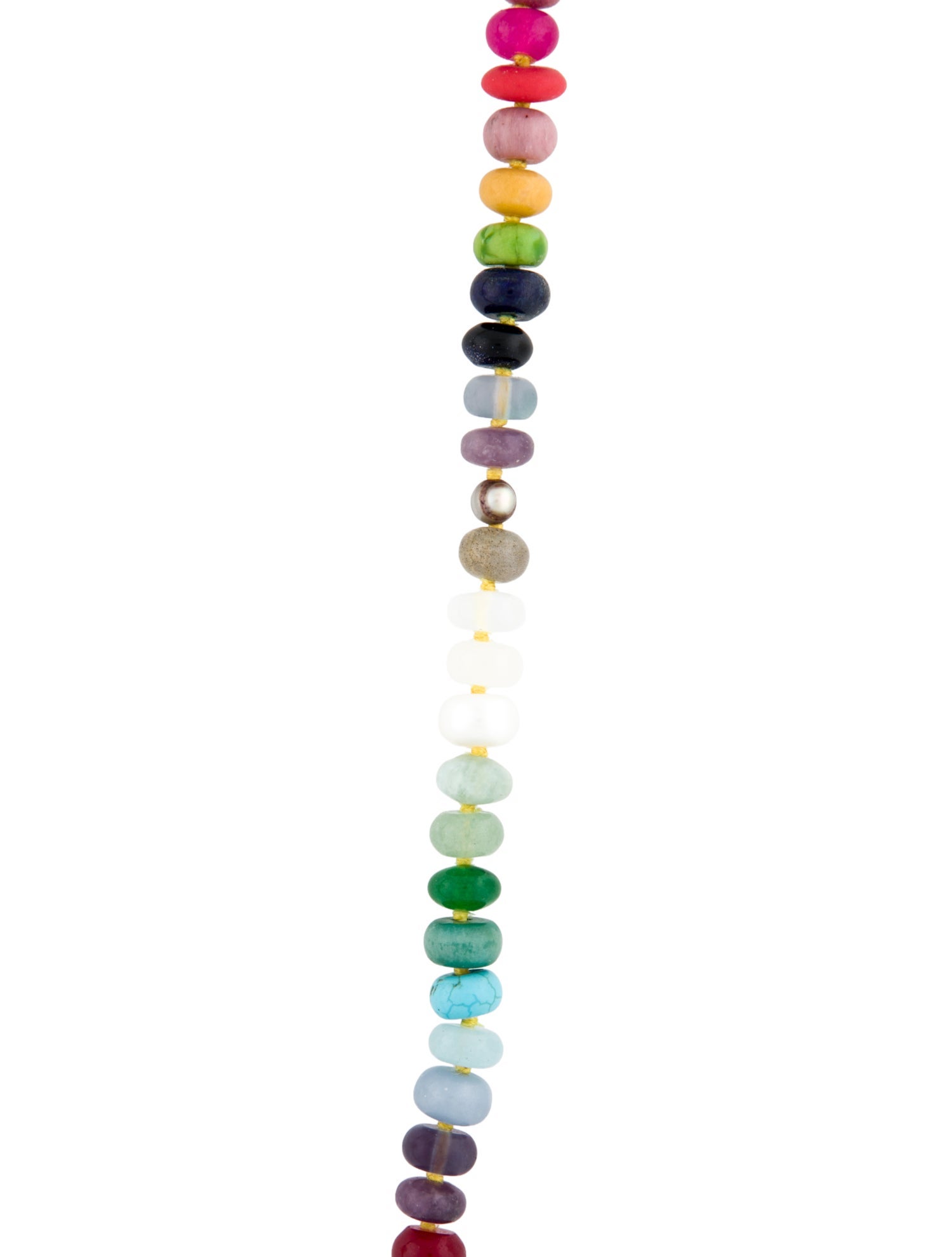 Harwell Godfrey 18K Pearl & Rainbow Bead Foundation Necklace