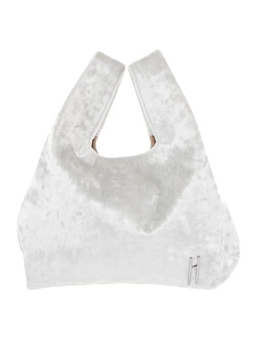 Hayward Crushed Velvet Tote beige