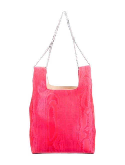 Hayward Moiré Mini Chain Bag Red