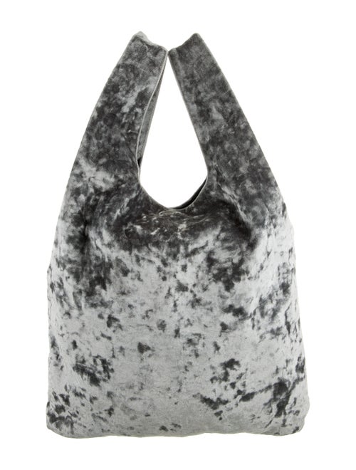 Hayward Velvet Shopper Tote Green