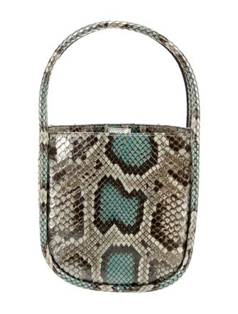 Hayward Python Top Handle Bag