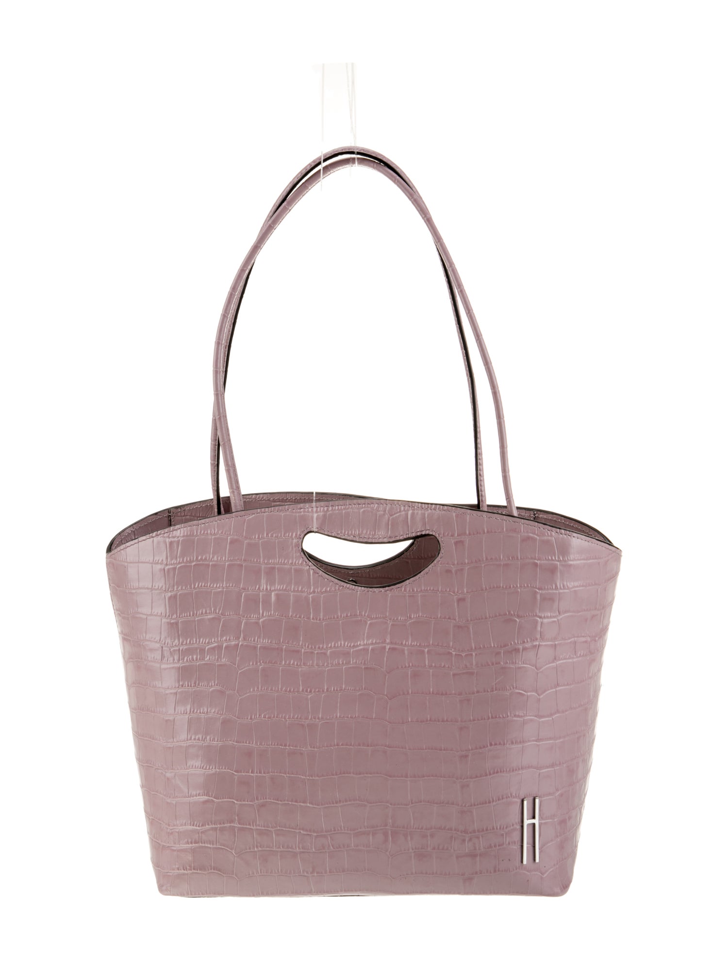 Hayward Embossed Leather Top Handle Bag