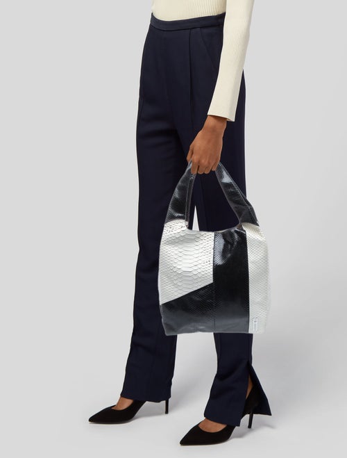 Hayward Snakeskin Top Handle Bag