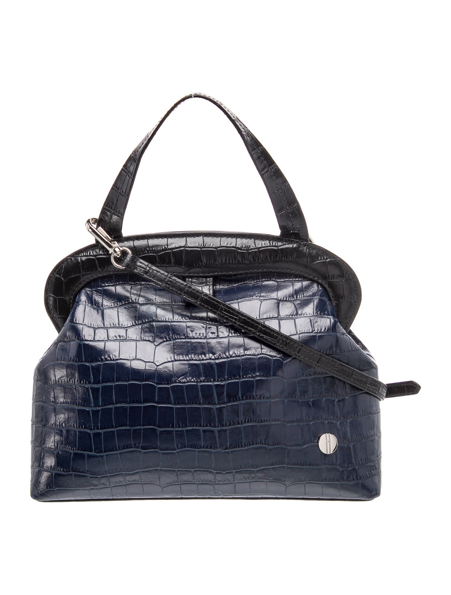 Hayward Embossed Leather Top Handle Bag