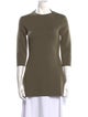 Veronica de Piante Virgin Wool Mock Neck Tunic