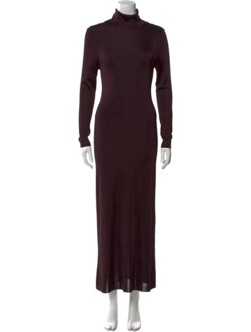 Veronica de Piante Dresses Turtleneck Long Dress S