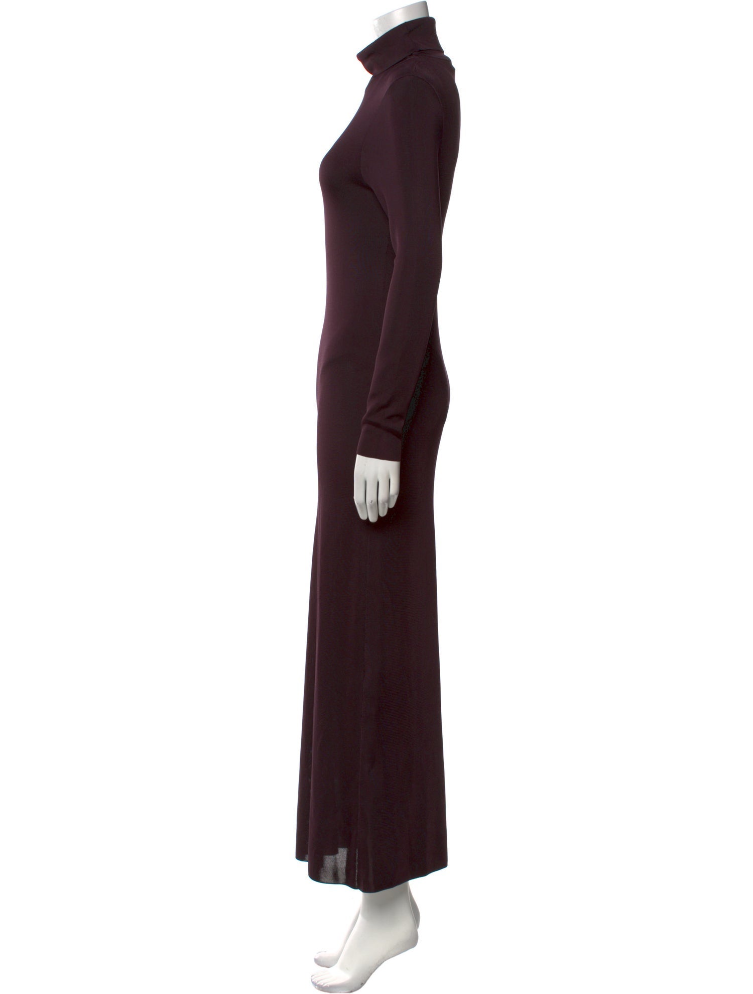 Veronica de Piante Turtleneck Long Dress
