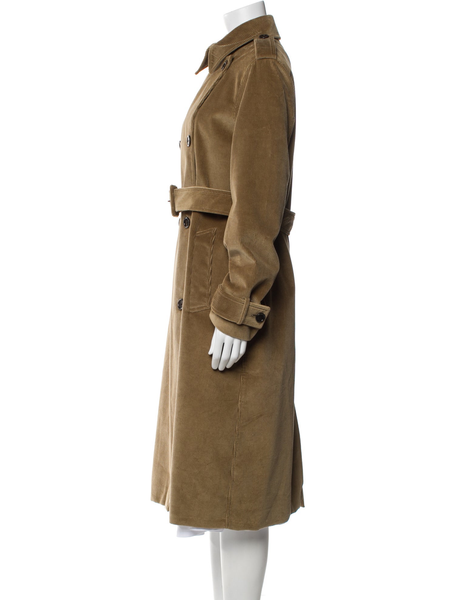 Veronica de Piante Corduroy Trench Coat
