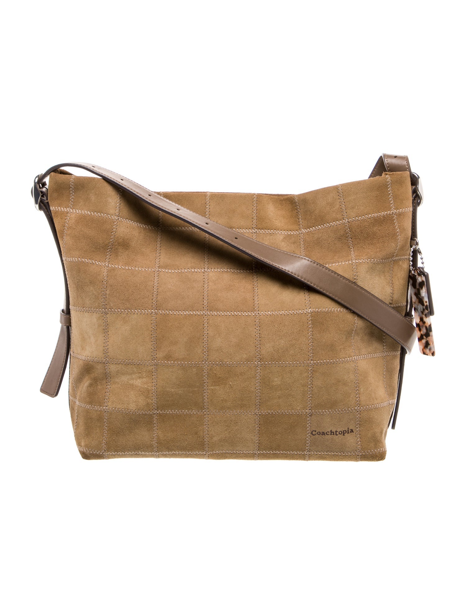 Coachtopia Suede Messenger Bag Large