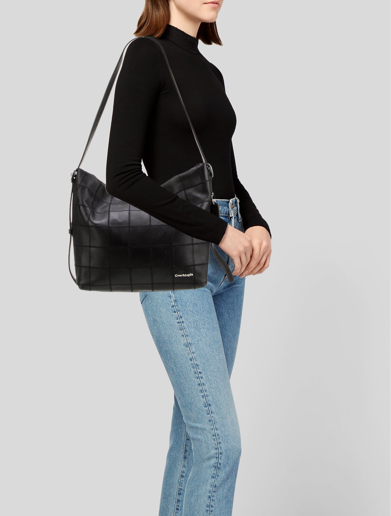 Coachtopia Leather Messenger Bag