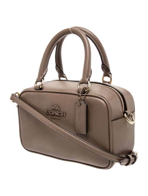 Coach Leather Top Handle Bag