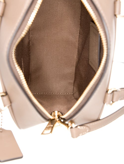 Coach Leather Top Handle Bag