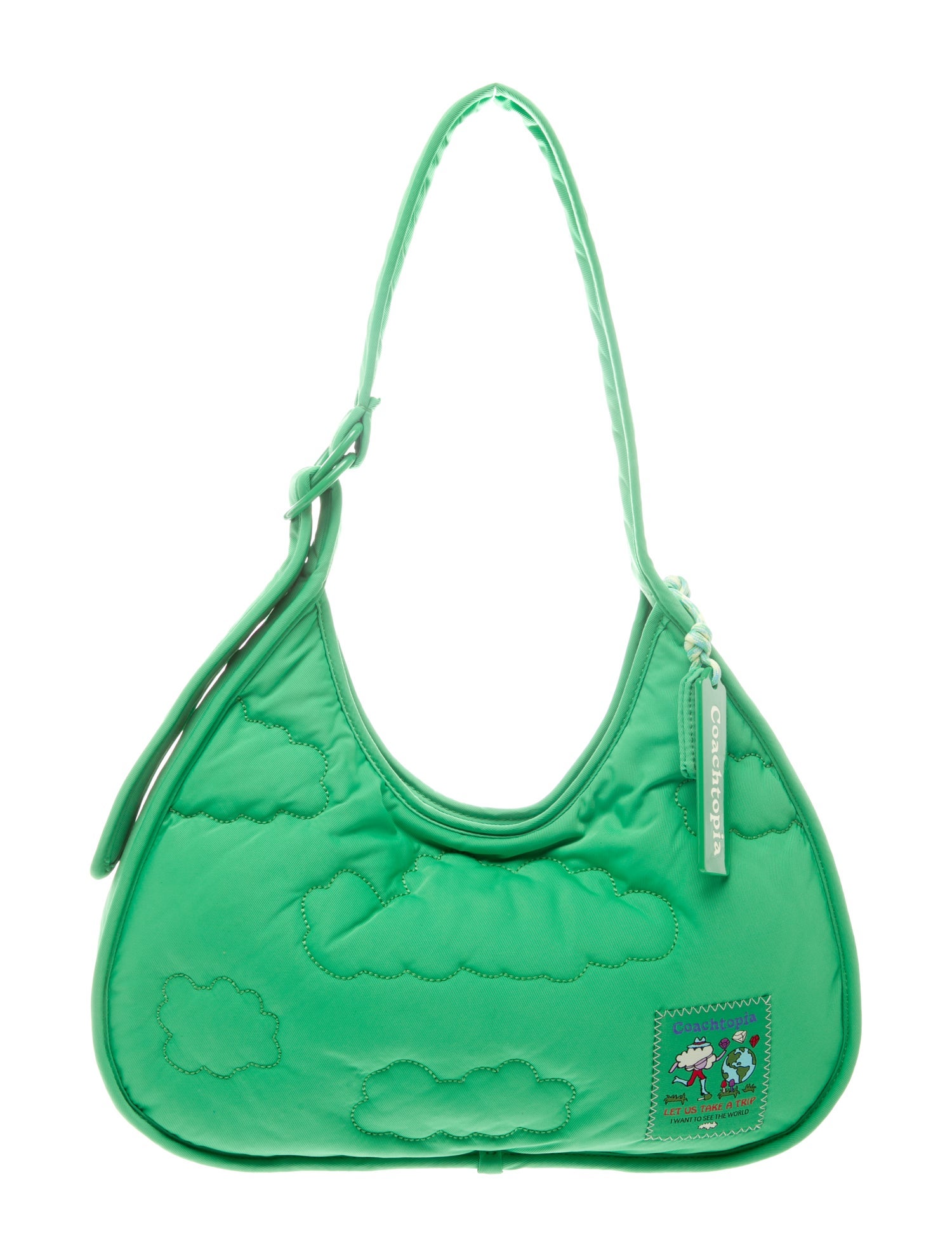 Coachtopia Nylon Shoulder Bag