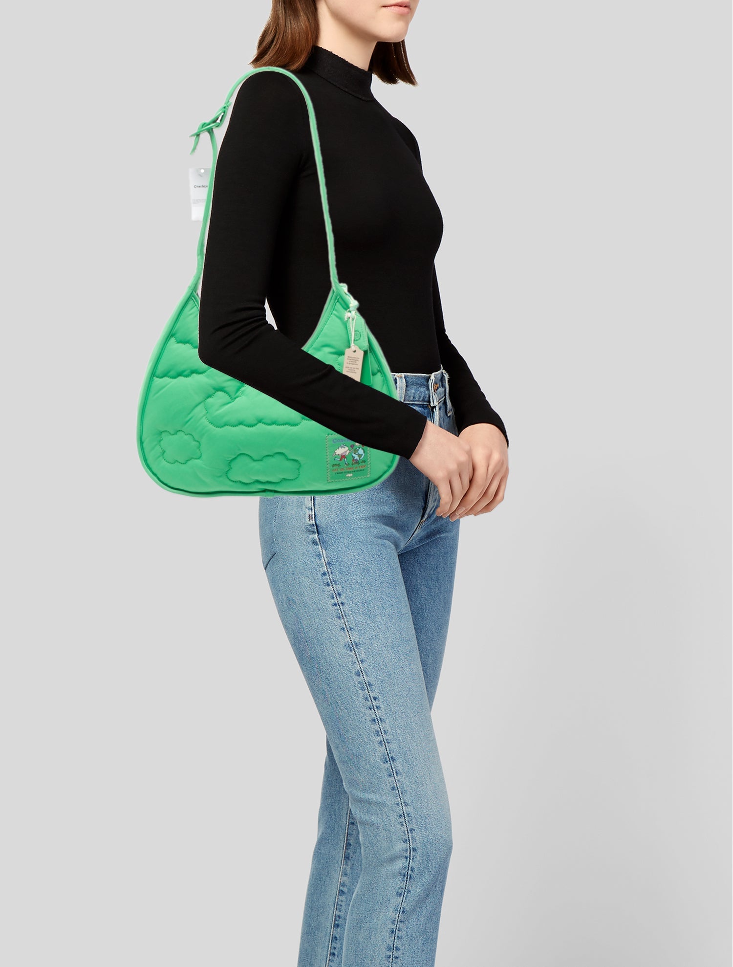 Coachtopia Nylon Shoulder Bag