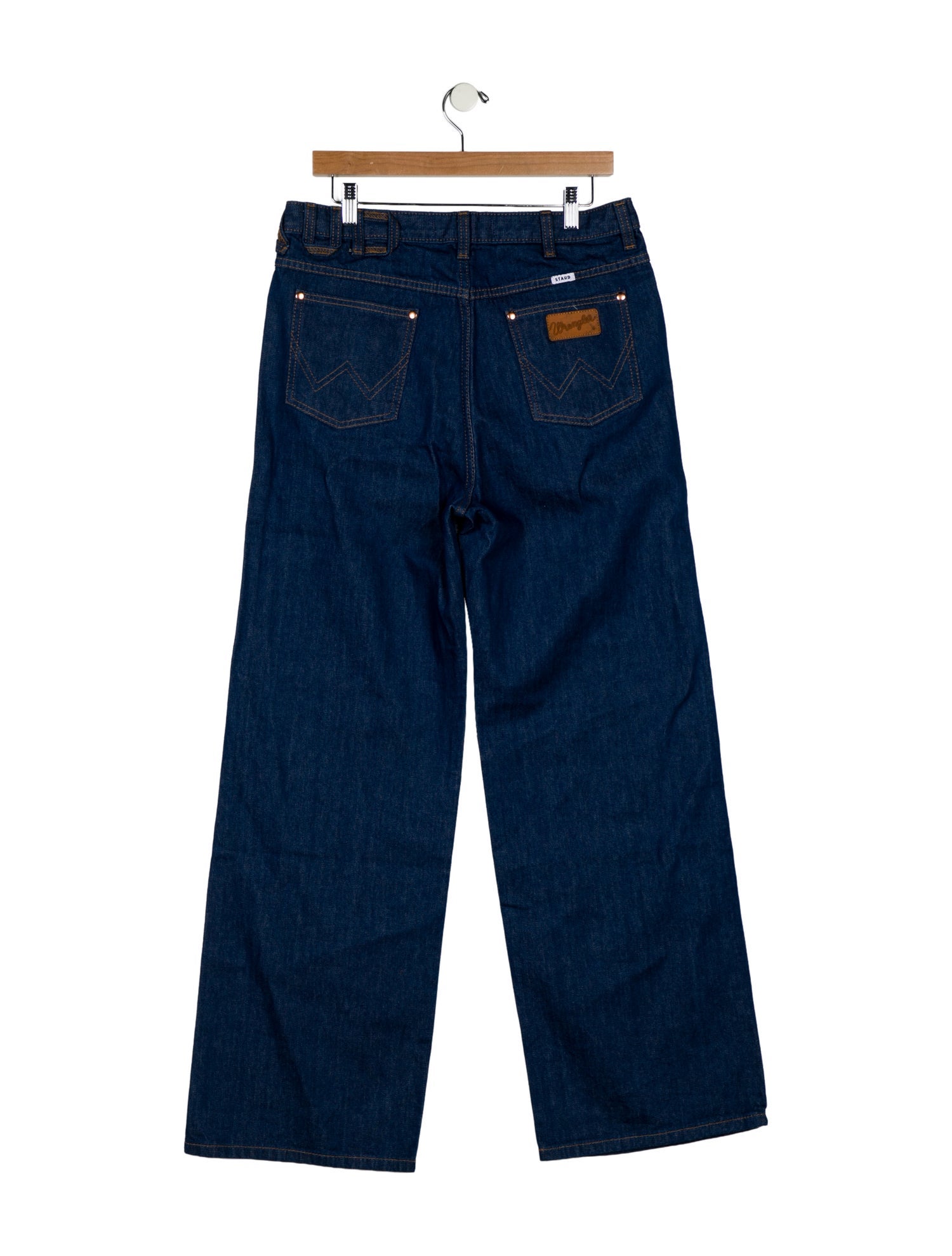 Staud + Wrangler High-Rise Wide Leg Jeans w/ Tags