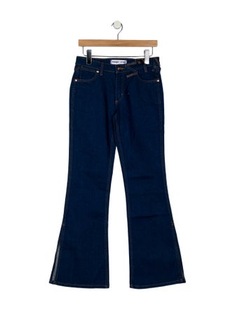 Staud + Wrangler Mid-Rise Wide Leg Jeans w/ Tags