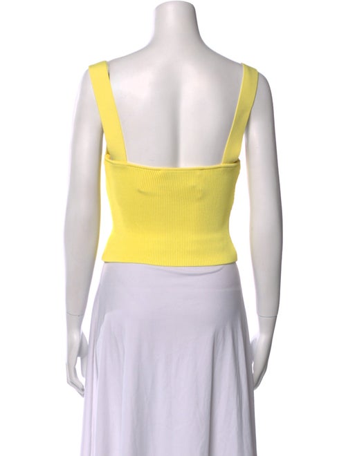 Staud + Wrangler Scoop Neck Sleeveless Crop Top
