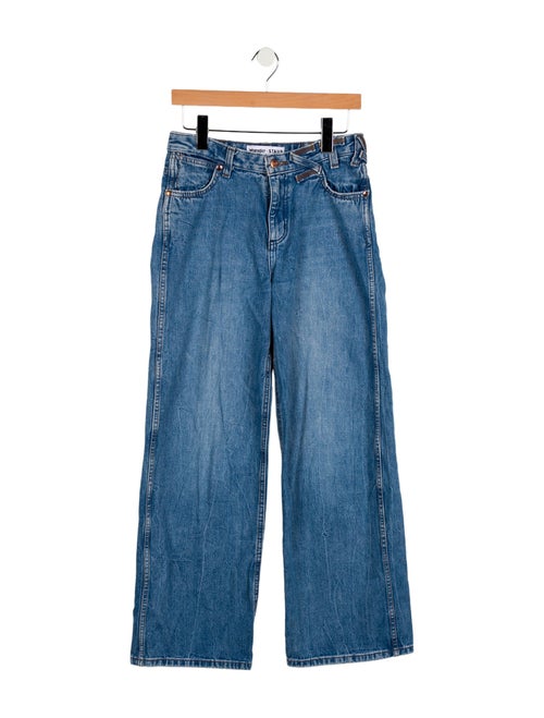 Staud + Wrangler High-Rise Wide Leg Jeans