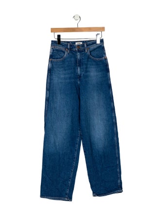 Staud + Wrangler High-Rise Wide Leg Jeans