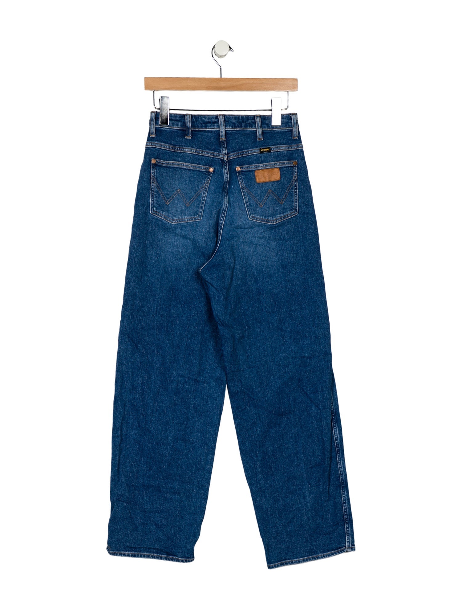 Staud + Wrangler High-Rise Wide Leg Jeans