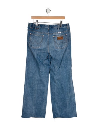 Staud + Wrangler High-Rise Wide Leg Jeans