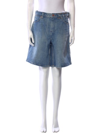 Staud + Wrangler Knee-Length Shorts